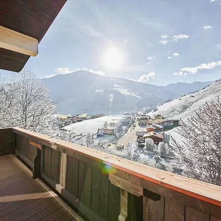 Pistenblick Haus Bellevue Haus D * ザールバッハ・ヒンターグレム